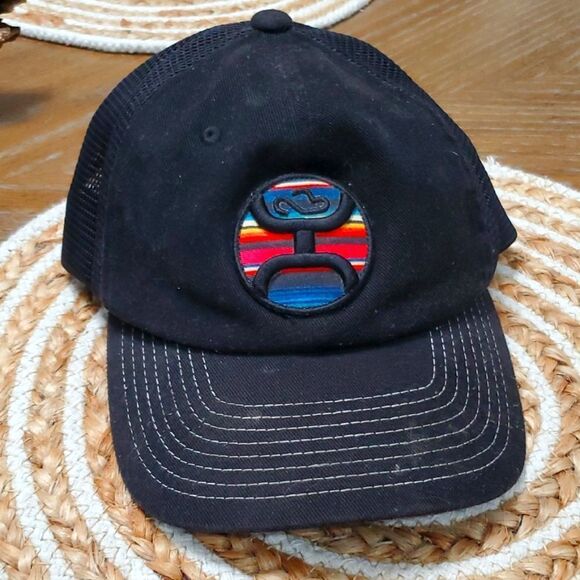 Hooey Black Trucker Style with Vibrant Patch Hat - Picture 1 of 5